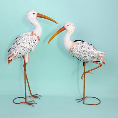 OEM Sturdy Metal Garden Ornaments Statues For Outdoor Decoration