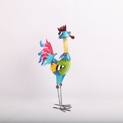 Customized Metal Animal Garden Ornament Decorative Colorful Series
