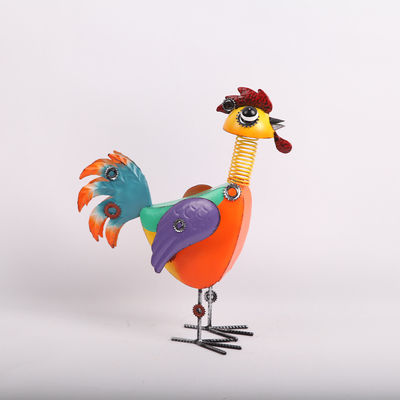Customized Metal Animal Garden Ornament Decorative Colorful Series