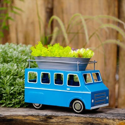 ODM Metal Garden Ornaments Car Shaped Yard Decor Decorations