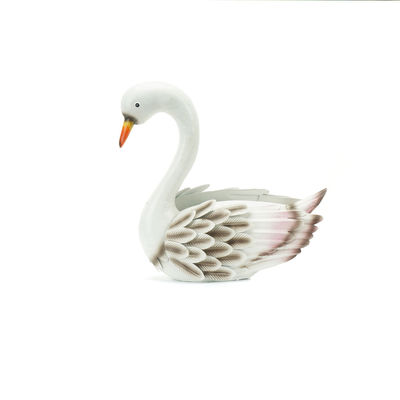 Vivid Metal Swan Animal Garden Ornament Outdoor Accoutrements
