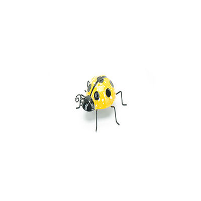 Ladybug Metal Yard Ornaments Decor Waterproof And Recyclable
