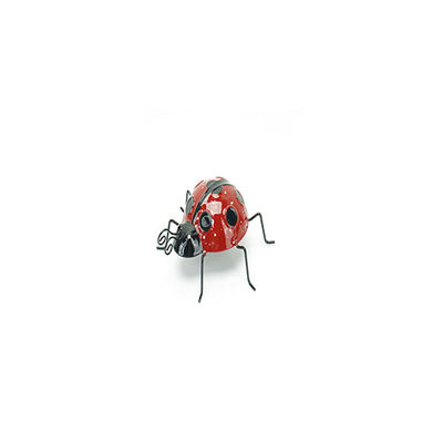 Unique Metal Yard Ornaments Medium Metal Garden Ladybugs Tree Decor