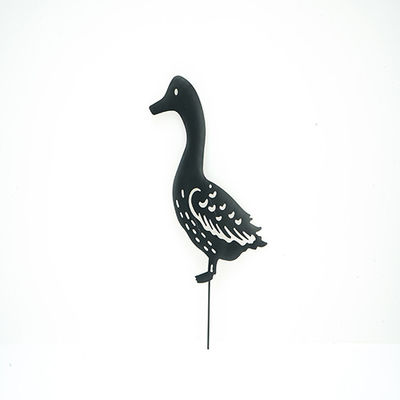 Metal Silhouette Animal Garden Ornament Customized Stakes Decor