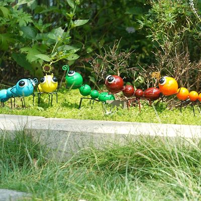 Small Metal Ant Garden Decoration Multicolor Metal Ant Yard Art Rustproof