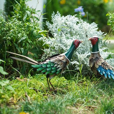 High Durability Outdoor Metal Garden Decorations in Various Colors