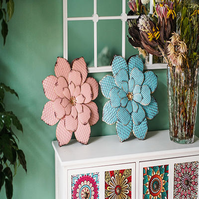 Creative Modern Wall Hanging Ornaments Decor Metal Flower Wall Hanging
