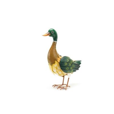 ODM Metal Duck Animal Garden Ornament Customized Rustproof BSCI