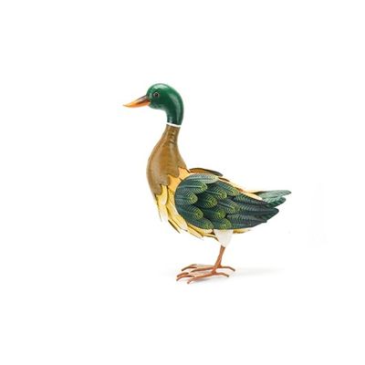 ODM Metal Duck Animal Garden Ornament Customized Rustproof BSCI