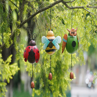 Outdoor Hanging Metal Animal Garden Ornaments Handmade DIY Insects Wind Chime