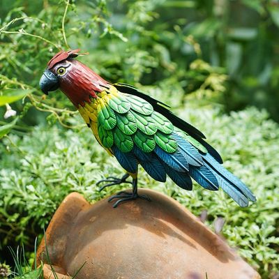 Creative Metal Peacock Yard Ornament Nature Metal Peacock Yard Art