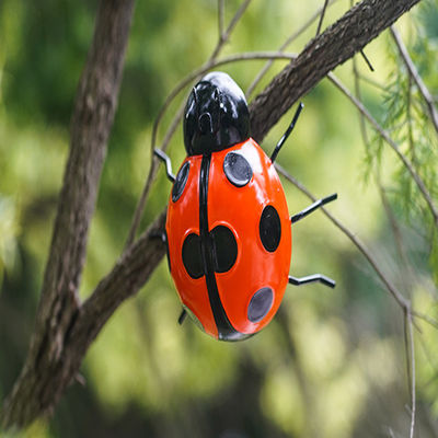 Metal Ladybird Garden Ornaments Cute Metal Insect Decorations