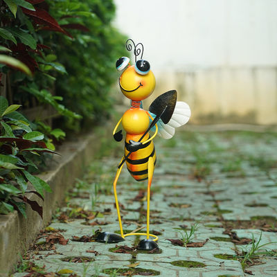 Decorative Metal Art Ornaments Multiple Carton Bee Metal Home Decor