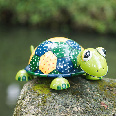 Lifelike Metal Tortoise Animal Garden Ornament Decorative Pieces