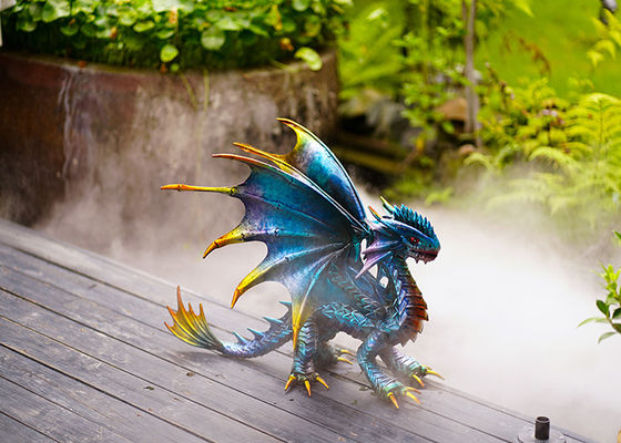 ODM Metal Dragon Animal Garden Ornament Rustproof Multiple Design