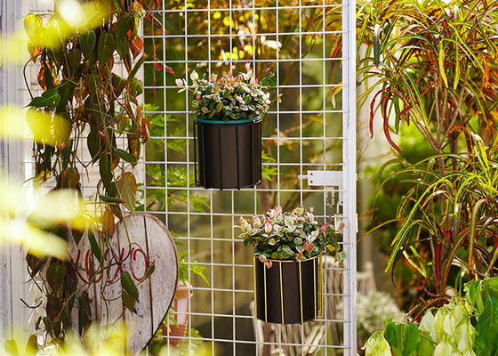 Railing Metal Mesh Metal Garden Pot Decorative Belt Hooks Outdoor