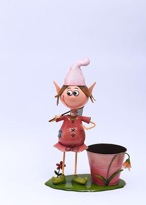 Indoor And Outdoor Metal Elf Garden Decoration Simple Garden Pot Decoration