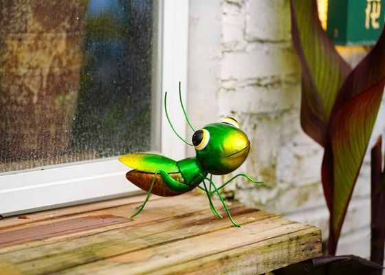 Locust Metal Garden Ornaments Decor Low Maintenance For Decoration