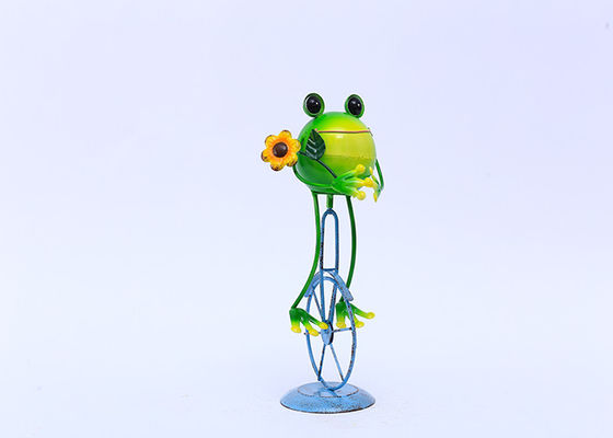Frog Unicycle Metal Interior Decoration Outdoor Garden Decorations