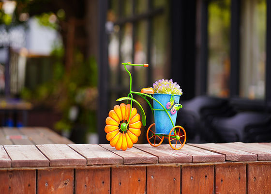 Metal Bicycle Flowerpot Garden Decoration Simple Flowerpot Decoration