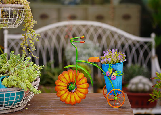 Metal Bicycle Flowerpot Garden Decoration Simple Flowerpot Decoration
