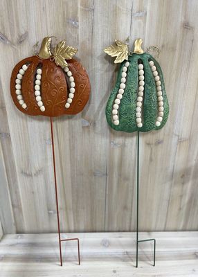 Pumpkins Outdoor Metal Thanksgiving Yard Decorations Recycled