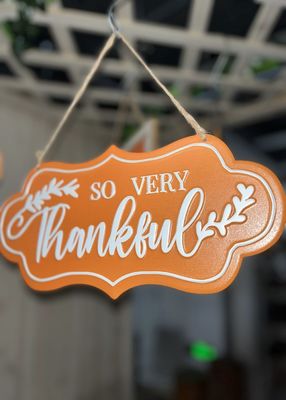 Yellow Harvest Festival Decorations Hanging Outdoor Metal Pumpkins Ornaments