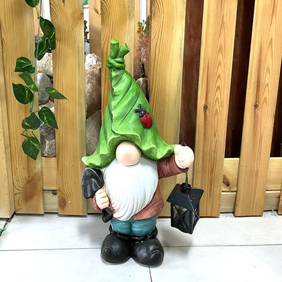 Gnome Polyresin Garden Ornaments Statues Outdoor Funny Figurines