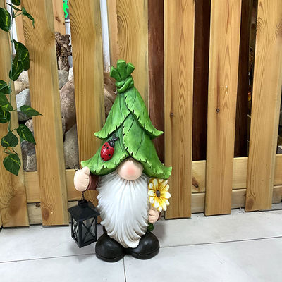 Gnome Polyresin Garden Ornaments Statues Outdoor Funny Figurines