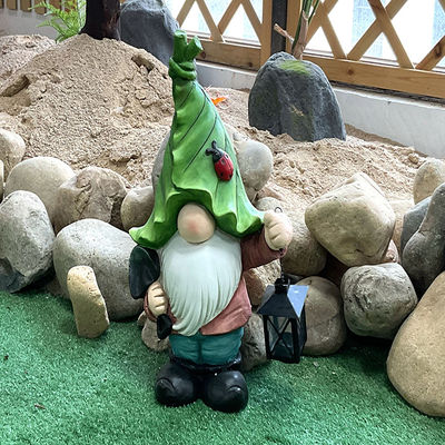 Gnome Polyresin Garden Ornaments Statues Outdoor Funny Figurines
