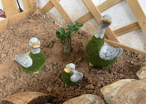 Chicken Duck Pottery Garden Ornaments Handmade Ceramic Garden Decorations