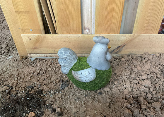 Chicken Duck Pottery Garden Ornaments Handmade Ceramic Garden Decorations
