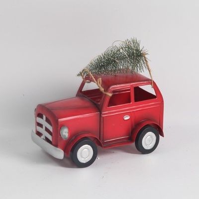 Metal Material Christmas Cars Colorful Accept Customization
