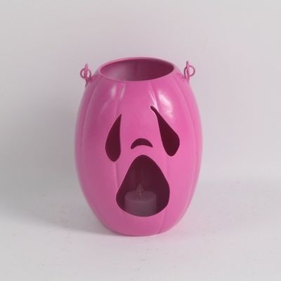 Metal Halloween Ornaments With Jack-O -Lantern Design