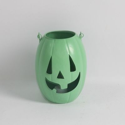 Metal Halloween Ornaments With Jack-O -Lantern Design