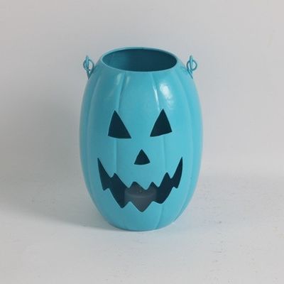 Metal Halloween Ornaments With Jack-O -Lantern Design