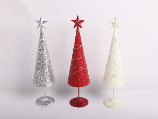 Christmas Tree Ornament Indoor and Outdoor Decorations Iron Art Metal Bright Colors