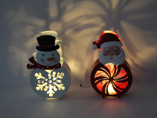 Snowman Lantern Ornament Indoor Metal Christmas Decorations Crafts Customized
