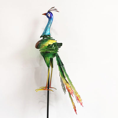 Solar Powered Garden Decoration for Outdoor Peacock Flamingo Various Birds Customized