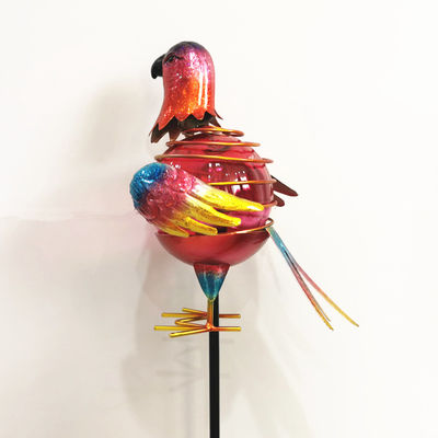 Solar Powered Garden Decoration for Outdoor Peacock Flamingo Various Birds Customized