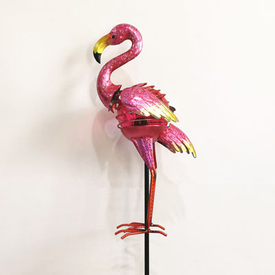 Solar Powered Garden Decoration for Outdoor Peacock Flamingo Various Birds Customized