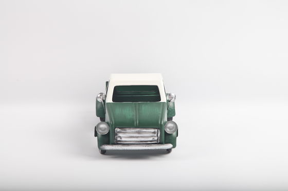 Vintage Green Truck Iron Metal Garden Decorations Outdoor