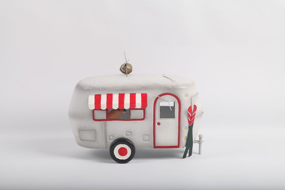 Bright Colors And Cute Style Small Ornaments Caravans And Food Truck OEM