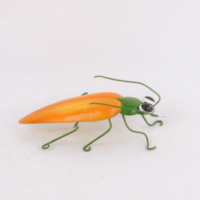 Small Iron Vivid Insect Lawn Decorations Metal Garden Decorations