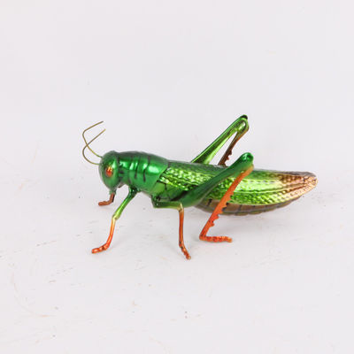 Small Iron Vivid Insect Lawn Decorations Metal Garden Decorations