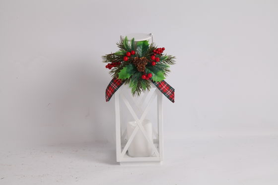 Christmas Lanterns Indoor Outdoor Metal Decorations Electronic Candles