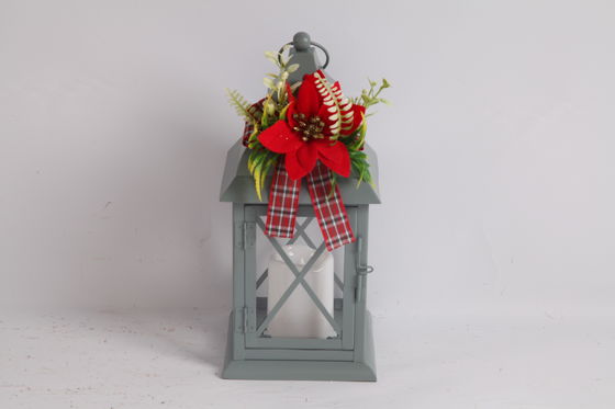 Christmas Lanterns Indoor Outdoor Metal Decorations Electronic Candles