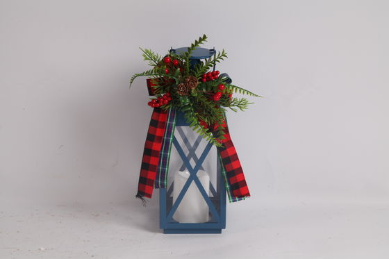 Christmas Lanterns Indoor Outdoor Metal Decorations Electronic Candles