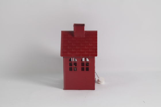 Customized Metal Christmas Lanterns Decoration Red