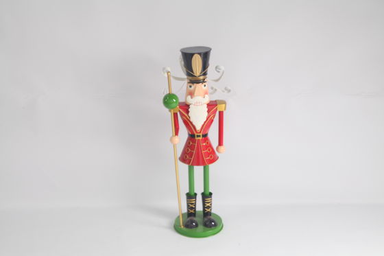 Handcrafted Modern Metal Christmas Decorations Festive Theme In Red Green / White